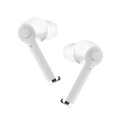 Bežične Bluetooth slušalice kontrolni gumb autonomija 12h Setty bijele