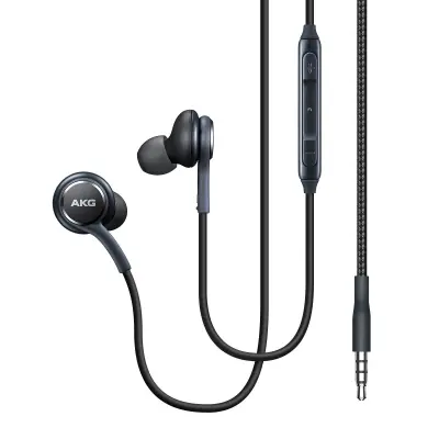 Slušalice Jack 3.5mm uravnotežen zvuk mikrofon daljinski original Samsung crne