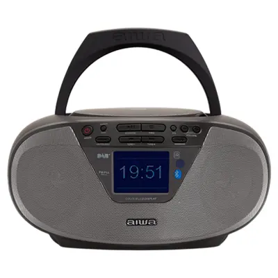 AIWA Prijenosni CD/MP3/USB/Bluetooth radio - Boombox s DAB+/FM-RDS-om BBTU-500DAB/BK