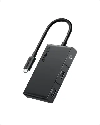 ANKER 332 USB-C HUB (5-IN-1, 4K HDMI): CRNA-KABEL