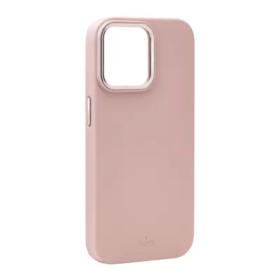 iPhone 15 Pro silikonska maskica ICON MAG PRO, ružičasta ružičasta