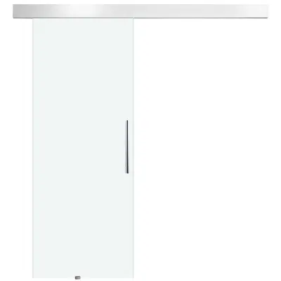 Klizna staklena vrata 205x90 cm matirana komplet set