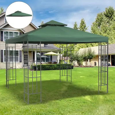 Zamjena krova sjenice 300x300 cm siva