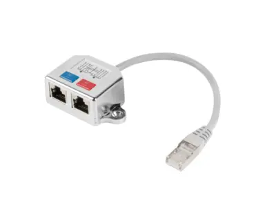 Lanberg Ethernet FTP RJ45 A 2x RJ45 razdjelnik-adapter