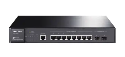 TP-Link OMADA TL-SG3210 / L2 switch, 8x1G, 2xSFP