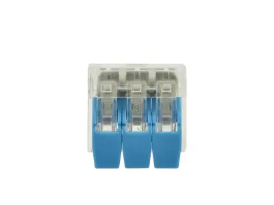 10x Brza montažna kopča - trostruka spojna kopča 3x0,2-4mm2