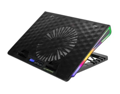 LED RGB gaming LCD rashladna podloga za laptop 1x ventilator 2x USB ALIZE