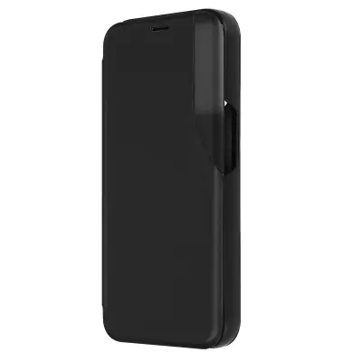 Folio torbica za iPhone 15 Plus preklop stalak crna