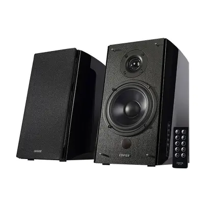Edifier R2000DB Bluetooth zvučnici za police – bliski studijski monitor, optični ulaz, 120W RMS, crni