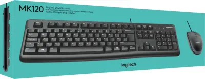 Logitech set tipkovnice i miša Logitech MK120 SW