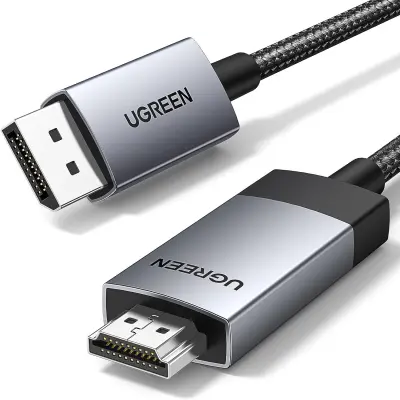 UGREEN DisplayPort na HDMI kabel 4K@60Hz HDR Active DP 1.2 na HDMI 2.0, 2m