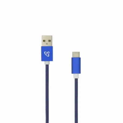 SBOX kabel USB -> TYPE C M/M 1,5m Fruity Plavi