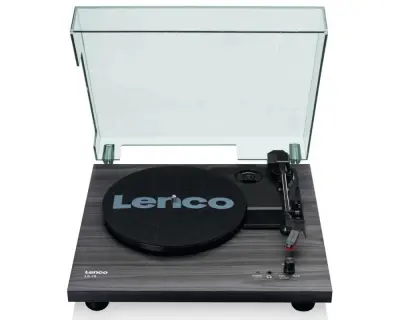 Gramofon LENCO LS-10BK, RCA izlaz, 3.5mm, zvučnici 2x 6W, crni
