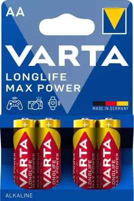 Baterije Varta Max Power LR06, AA, 1,5V 4/1