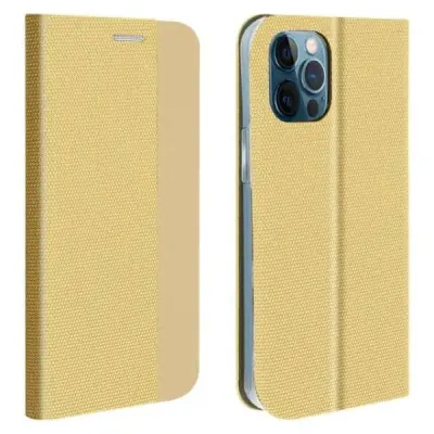 Futrola iPhone 12 Pro Max držač kartica video stalak Soft-touch unutrašnjost zlatna