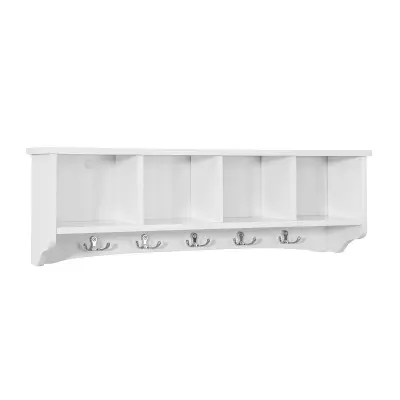 SoBuy wall-mounted shelf  in color white in scandinavian style