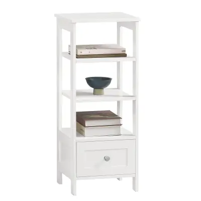 SoBuy storage cabinet in color white in scandinavian style