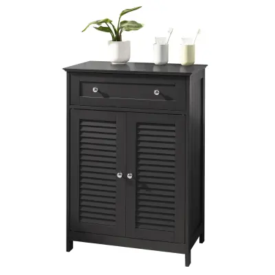 SoBuy bathroom storage cabinet in color grey in scandinavian style