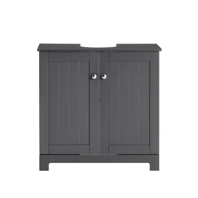 SoBuy bathroom under sink cabinet in color grey in minimalism style