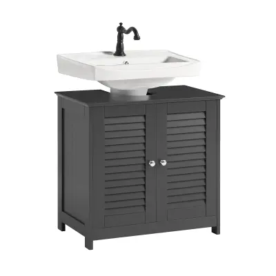 SoBuy bathroom under sink cabinet in color grey in scandinavian style