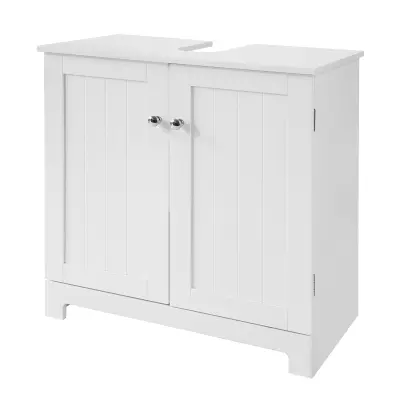 SoBuy bathroom under sink cabinet in color white in minimalism style