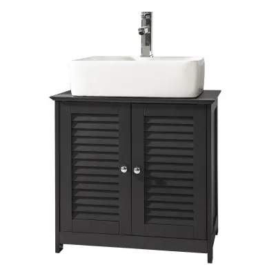 SoBuy bathroom under sink cabinet in color grey in scandinavian style