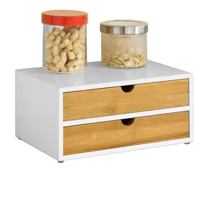 SoBuy coffee capsule storage box in color white in scandinavian style