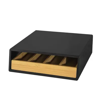 SoBuy coffee pod capsule teabags drawer box holder cabinet in color black in scandinavian style