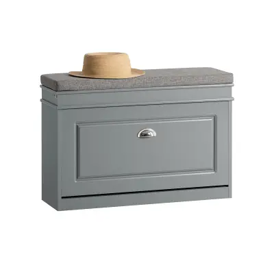 Ormarić za cipele s preklopnim sjedalom Svijetlo sivi 75x24x51cm FSR82-L-HG