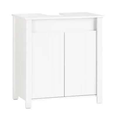 SoBuy bathroom under sink cabinet in color white in minimalism style