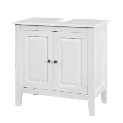 SoBuy bathroom under sink cabinet in color white in scandinavian style