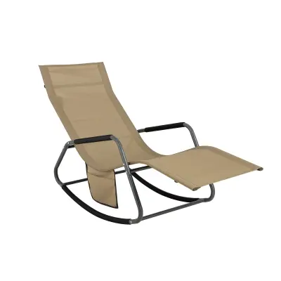 Vrtna Ležaljka s Ergonomičnim Dizajnom Kaki 145x57x84cm OGS47-KA