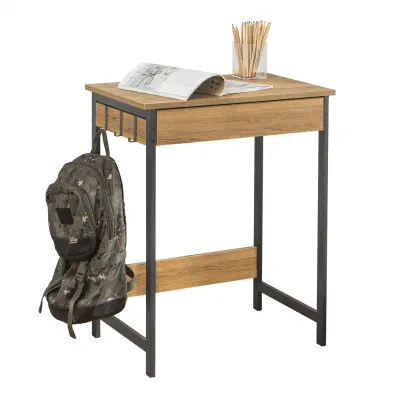 SoBuy home office computer desk in color brown in industrial style