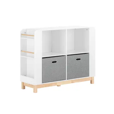 SoBuy bookcase for children  in color white in scandinavian style