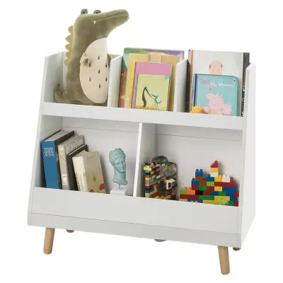 SoBuy bookcase for children  in color white in scandinavian style