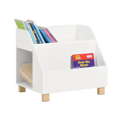 SoBuy bookcase for children  in color white in scandinavian style