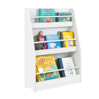 SoBuy bookcase for children  in color white in scandinavian style