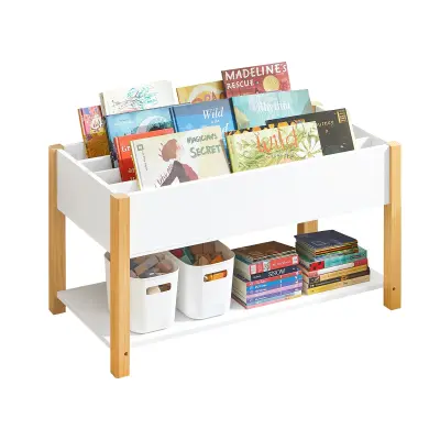 SoBuy bookcase for children  in color white in scandinavian style