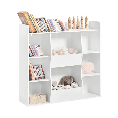 SoBuy bookcase for children  in color white in scandinavian style