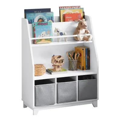 SoBuy bookcase for children  in color white in scandinavian style