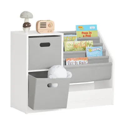 SoBuy bookcase for children  in color white in scandinavian style