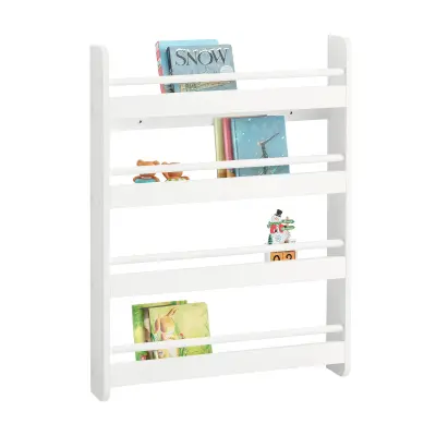 SoBuy bookcase for children  in color white in scandinavian style