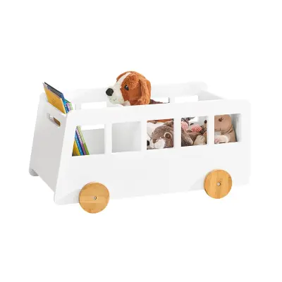 SoBuy bookcase for children  in color white in scandinavian style