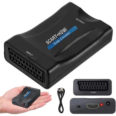 Adapter pretvarač SCART u HDMI AV euro FULL HD