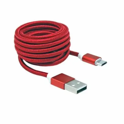 SBOX kabel USB->Micro USB M/M 1,5m Blister Red