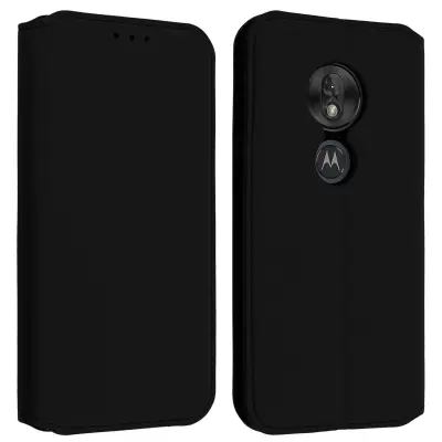 Futrola Motorola Moto G7 Play novčanik funkcija video stalka crna