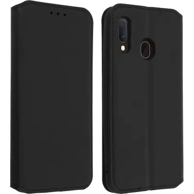 Maska Samsung Galaxy A20e Folio futrola funkcija video postolja crna