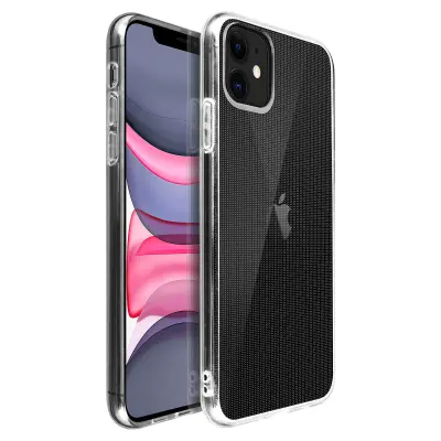 Maska iPhone 11 Silikonski gel Fleksibilna Otporna Ultra-tanka Prozirna