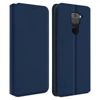 Maska Xiaomi Redmi Note 9 Folio torbica s funkcijom stalka plava