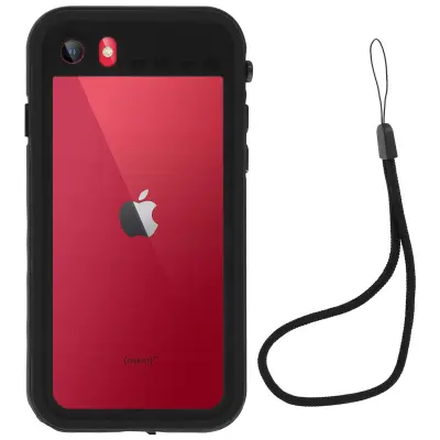 Maska iPhone SE 2022/2020 i 8/7 vodootporna 2m i antišok potpuna crna
